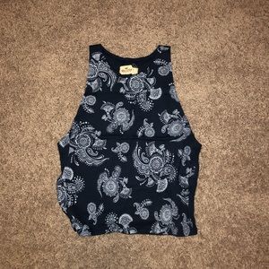 Hollister Halter Crop Top: Small